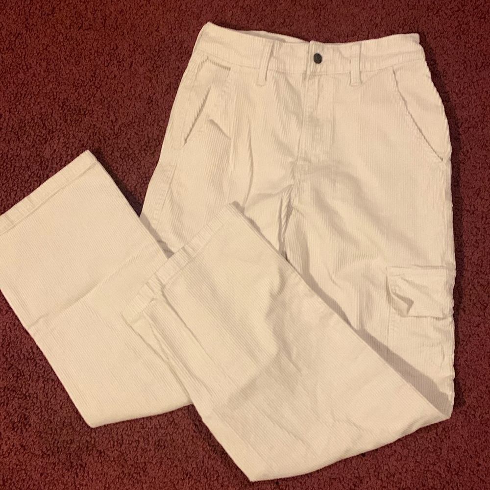 Hollister Ultra High-Rise Baggy Corduroy Cargo Pants